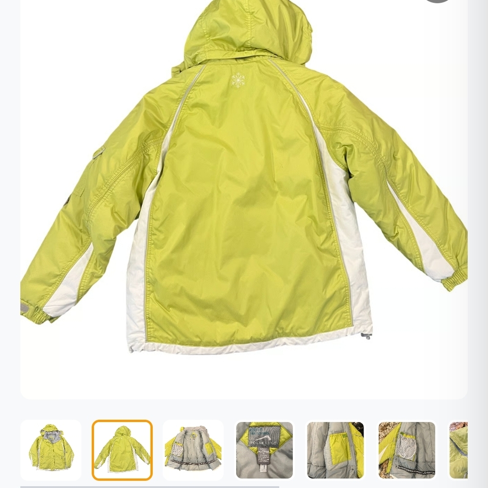 Women's Bright Green Hooded Raincoat